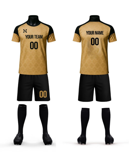 Golden Majesty Custom Football Jersey / Kit