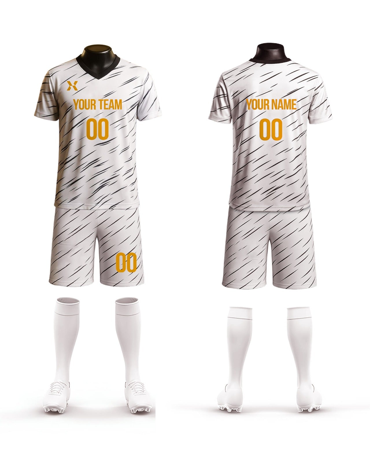 Holographic Strike Custom Soccer Jersey / Kit